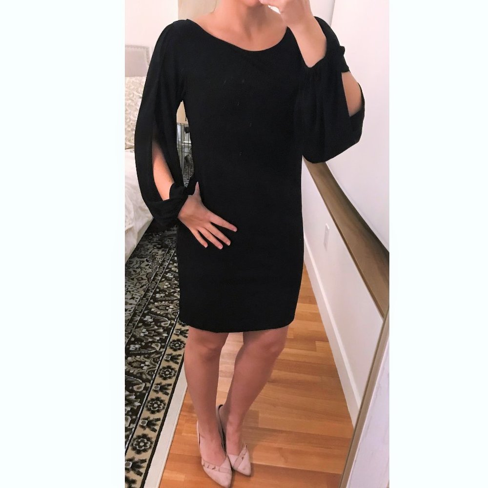Cold Shoulder Jersey Dress